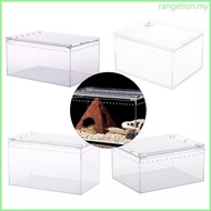 RAN Reptile Feeding Box Snake Breeding Box Lizards Cage Habitat Hatching Container