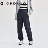 GIORDANO WOMEN Pintuck elastic waist banana pants 05415869