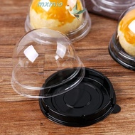 MXMIO Moon Cake Box Transparent Plastic Wedding Favor Dome Boxes Packaging Box Egg-Yolk Puff Holders Baking Packing Box