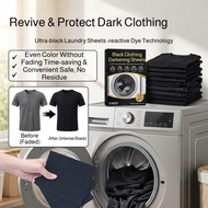 【Restore Faded Black】Laundry Black Dye Sheets For Clothes/Black Dye Sheets/Laundry Color Restorer/Bl