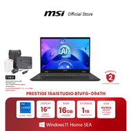 MSI NOTEBOOK PRESTIGE 16 AI STUDIO B1VFG-094TH | 16" QHD+ | Intel Core Ultra 7 | NVIDIA GeForce RTX 