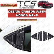 TCS HONDA HRV 2022-2024+ NEW FACELIFT CARBON FIBER REAR DOOR HANDLE COVER ACCESSORIES HRV BARU