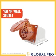 WHITE Industrial Plug Connector 3 Pin 4 Pin 5 Pin16A / 32A IP44 Dust‑Proof Waterproof Industrial Plu