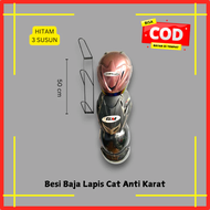 Rak Gantungan Helm Dinding 3 & 5 Susun - Rak Penyimpanan Helm Gantung Tahan Karat untuk Rumah