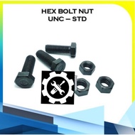 UNC 3/ 8"X 3" Black Bolts + Nuts