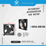 3612JL-04W-S56 Mitsubishi MR-F25E Fridge Refrigerator Fan Motor (4 Wire) 92X92MM DC12V 0.23A