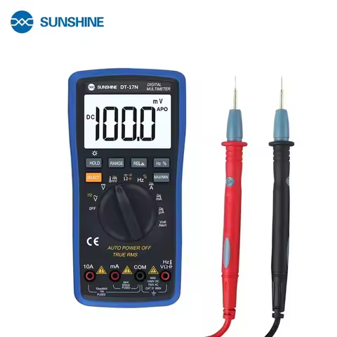 SUNSHINE Multimeter Range lcd display Multimeter Auto Digital Multimeter is 35/6 automatic digital i