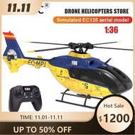 YXZNRC RC Helicopter F06 EC135 2.4G 6CH 6 Axis Gyro RTF Direct Drive 1:36 Drone