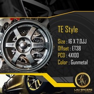 TE Style 16 X 7.0JJ 4X100 Gunmetal