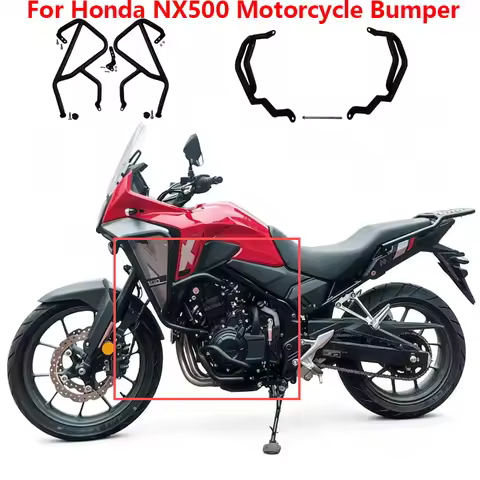 For Honda NX500 Motorcycle Anti-Crash Bar Frame Protection Bumper Frame Bar Engine Guard Highway Cra