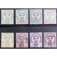Thai Stamps Of King Rama V Set 2 New Condition Very Beautiful Complete Of 8 Pieces Year 2000 Age 139