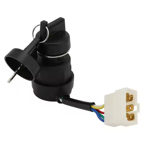 5 Wires Ignition Start Key Switch for 2KW- 5KW 186 Gasoline Generator Accessories