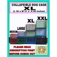 【COD】 Collapsible Dog  Cat Cage #3 XL