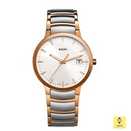 RADO Watch R30554103 / Centrix / Men's / Date / Quartz / 38mm / SS Bracelet / Silver Gold