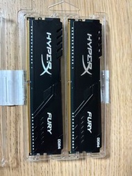 實體拍攝 HyperX FURY DDR4 3200 16GB (8GB*2) 桌上型超頻記憶體 HX432C16FB3/8