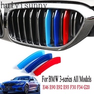 HYS 3pcs ABS For BMW G20 E90 E91 E92 E93 F30 F34 E46 E36 Coupe 3 Series GT Car Racing Grille Strip T