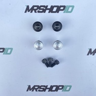 TUTUP SPION "VESPA" CNC BLACK FOR VESPA SPRINT PRIMAVERA LX GTS S LXV