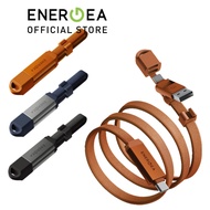 ENERGEA Sheath Key / Travel 2 in 1 C to C + type A Cable 480MBPS 60W 15CM/120CM