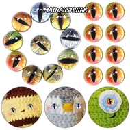 MAINAUSHUI6K 20pcs/10pairs Puppet Crystal Eyes, 6mm-20mm Crystal Eyes Crafts Eyes,  Plastic Glitter 