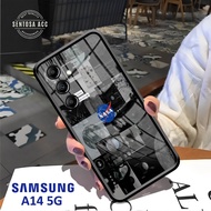 Softcase Glass Kaca SAMSUNG A14 (5G) - Casing hp SAMSUNG A14 (5G) [ S67 ].