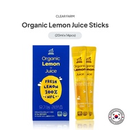 100% Organic Lemon Juice Sticks – Pure, Natural Lemon Juice for Daily Wellness, 14 Packets