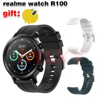 For Realme Techlife Watch R100 Strap Alternative Replacement Silicone Band Film