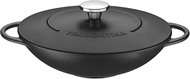 Tramontina TRENTO Cast Iron Wok with Lid, 5 L, Diameter 32 cm (Cast Iron, Wok Diameter 32 cm - 5 L)