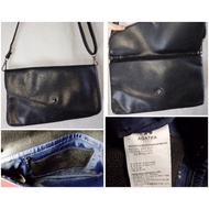 AGATHA PARIS PEBBLED LEATHER CROSSBODY BAG