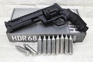 台南 武星級 Umarex T4E HDR68 TR68  防身 左輪 鎮暴槍 CO2槍 + CO2小鋼瓶