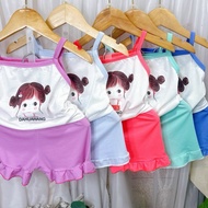 DT8 *Baju Baby Girl Singlet Suit Set (7-18KG) Harga Termurah Baju Bayi | Baby