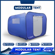 Modular Tent 1.8 Height High Quality Calamity Evacuation Emergency 2.5 & 2.4 Anti-Mosquito Mesh