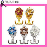 Sinar-Ku Accecories gorden Hook melati 1 pc bahan plastik Cantolan tali gorden