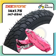 Outer Tire Inner Tube Bicycle Size 14x1.75 Deestone Brand