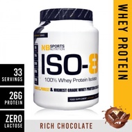 N8 Sports Nutrition ISO-8 100% Whey Protein Isolate 2.2lbs (1000g)