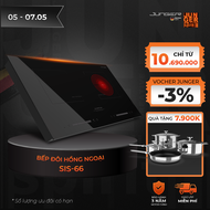 [LẮP ĐẶT MIỄN PHÍ] Bếp đôi hồng ngoại Junger SIS-66 4200W Không kén nồi Bảo Hành 36 Tháng