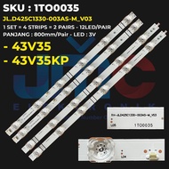 TOSHIBA 43 Inch TV Backlight 43V35 43V35KP JL.D425C1330-003AS-M_V03