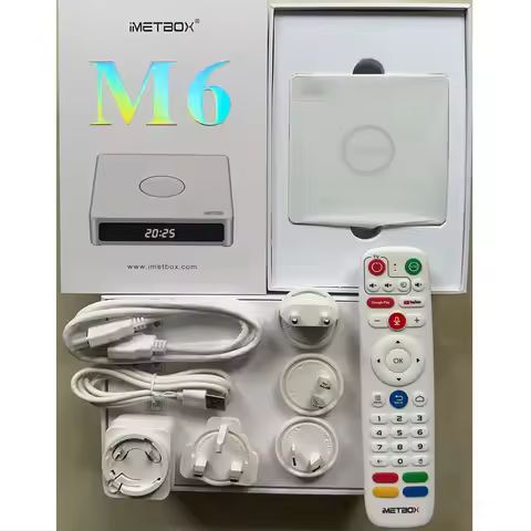 [Genuine] Best Global Smart TV Box iMETBOX M6 Android12 8K 3D 4G 64GB Voice Control in SG MY KR JP U