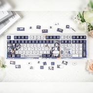 keyboard keyboard wireless Blue Archives Alice Keycap Thermal Sublimation Secondary Mechanical Keybo