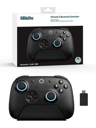 8BitDo Ultimate 2 (80ND) Bluetooth & 2.4G Controller For Nintendo Switch 1 และ 2 Windows PC Android 