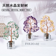 Manufacturer wholesale natural crystal tree, citrine fortune tree, crystal tree of life, money tree,