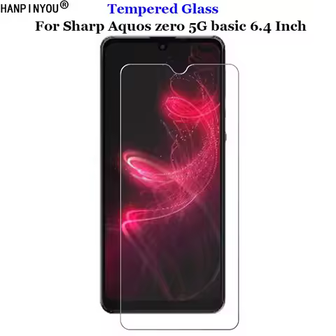 For Sharp Aquos zero 5G basic Tempered Glass 9H 2.5D Premium Screen Protector Film For Sharp Aquos z