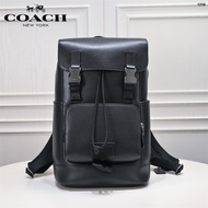 Coach Track 27 official store original authentic Men Backpacks C2710  C4019  C8310 Pull rope clamshe