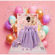 Purple Queen Anniversary | 18th & 21st Birthday | Special | Engagement | Proposal | Wedding Cake