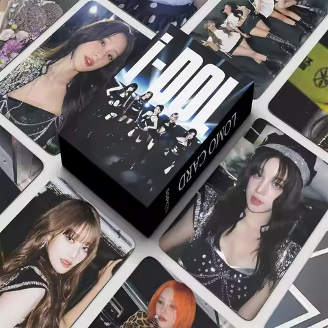 55Pcs/Set (G)I-DLE Idol Girl New Album Never Land HD Printed Photocards Minnie SoYeon Lomo Cards YuQ