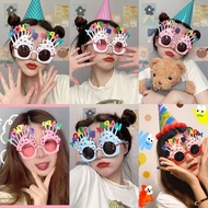 8 ️ ⃣ Birthday Party Photo Sunglasses Girl Sister Funny Funny Party Props Dress Up Glasses 25.12.04
