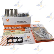 3TNE68 Overhaul Rebuild Kit for Yanmar 3D68E 3TNE68C Piston Rings Cylinder Liner Engine Parts STD 11