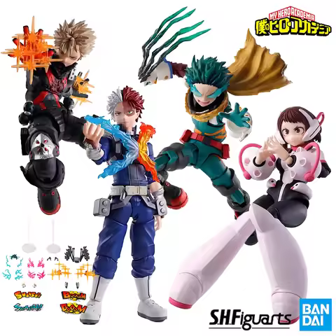 BANDAI SHF My Hero Academia SHOTO TODOROKI Izuku Midoriya Bakugo Katsuki Ochaco Uraraka Bakugo PLUS 