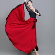 Váy Dài Nửa Thân Xếp Ly 720 Độ Hai Mặt Váy Nhún Nhảy Múa Hiện Đại Váy Nhảy Múa Sân Váy Nhún Nhảy Múa