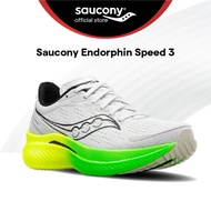 Saucony Endorphin Speed 3 Road Running Speed Shoes Womens -(White/Slime) S10756-75