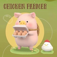 TOYZERO+罐頭豬LULU豬 農場系列盲盒 養雞人